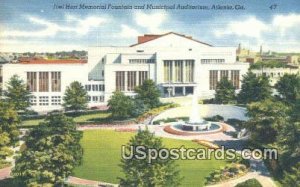 Municipal Auditorium - Atlanta, Georgia GA  