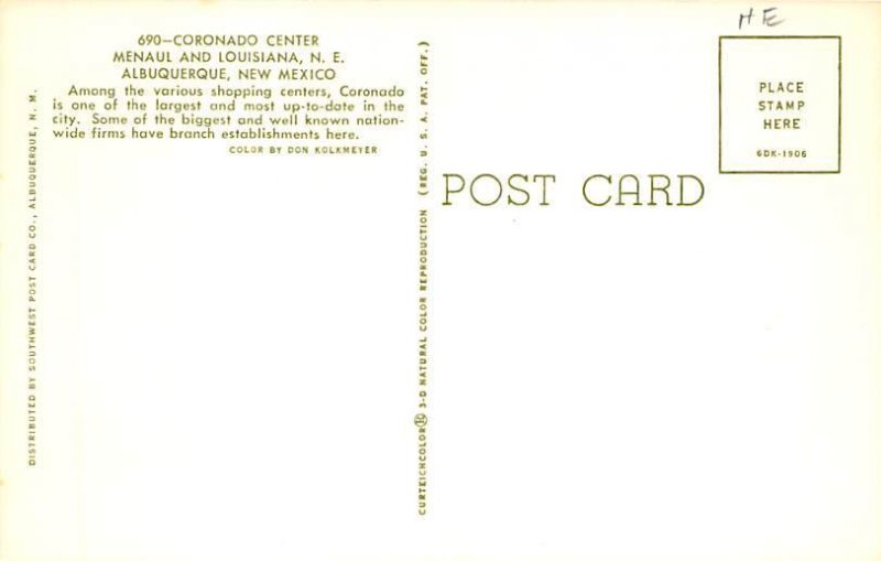 Coronado Center Albuquerque, New Mexico NM