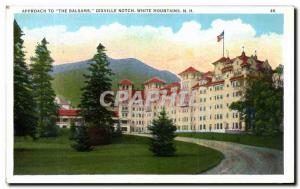 Postcard Old Approach to The Balsams in Dixville Notch White Mountains