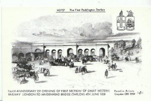 Transport Postcard - The First Paddington Station - Great Western Railway U790