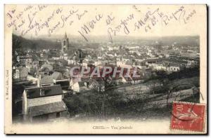 Old Postcard Creil Vue Generale