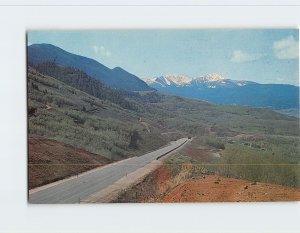 Postcard Approaching Butte from the north, Montana