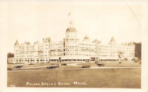 RPPC POLAND SPRING HOUSE Poland, Maine Hotel ca 1920s Vintage Postcard