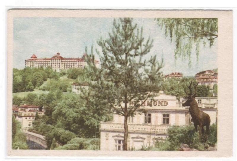 Hotel Imperial Karlovy Vary Czech Republic postcard