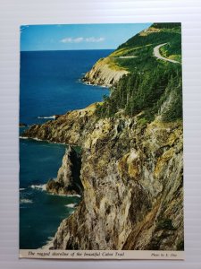 Vintage Postcard Cabot Trail Cape Breton Nova Scotia Canada 1990  392