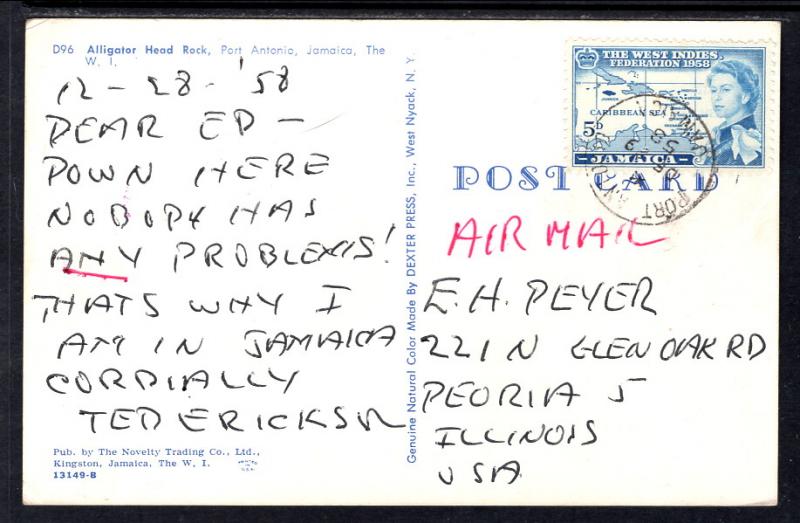 Alligator Head Rock,Port Antonio,Jamaica BIN