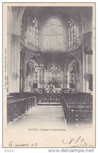 Interieur De Saint-Nizier, Troyes (Aube), France, PU-1903