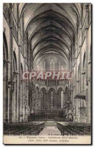 Postcard Old Vienna Cathedrale Saint Maurice Interior