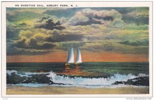 An Eventide Sail , ASBURY PARK , New Jersey , 1910s