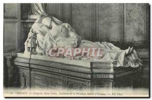 Old Postcard Dreux Chapelle Saint Louis Tomb of Princess Marie d'Orleans