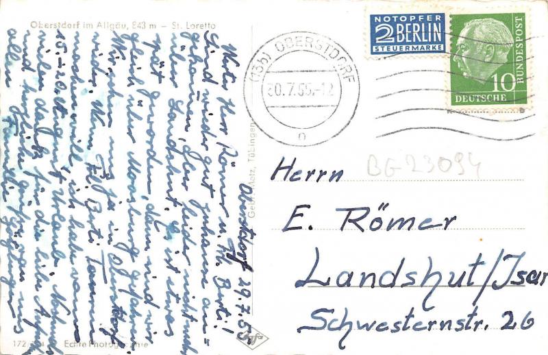 BG23094 oberstdorf im allgau st loretto  germany CPSM 14x9cm