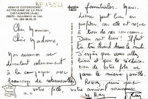 BF13521 notre dame de la paix castagniers saint martin france front/back image