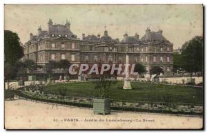 Paris Postcard Old Luxembourg Palace Le Senat