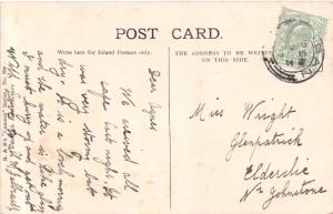 OBAN SCOTLAND UK~GENERAL VIEW~CREST~MACDUFF TARTAN~B&R CAMERA SERS POSTCARD 1907