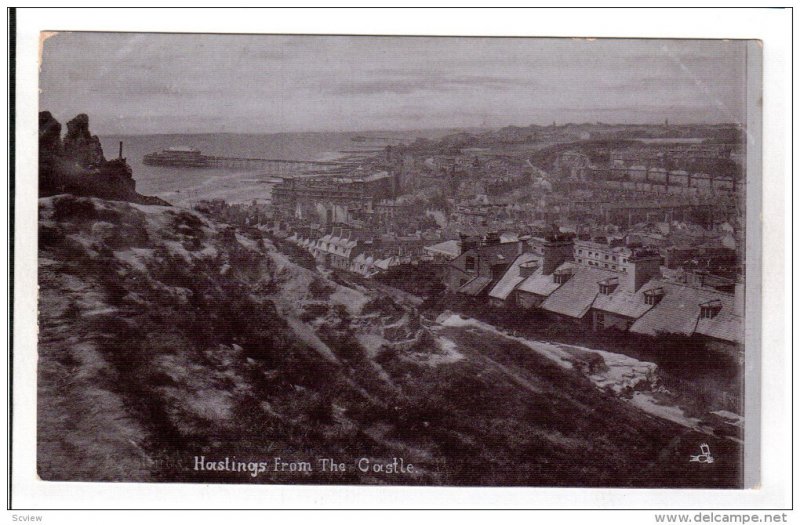 HASTINGS, Sussex, England, 1900-1910´s; Hastings From The Castle