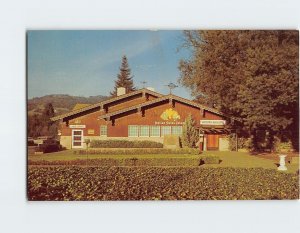 Postcard Main Tasting Room Of The Italian Swiss Colony Winery, Asti, California