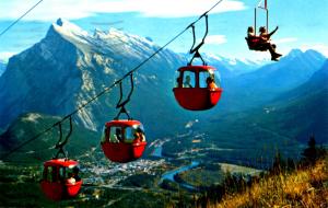 Canada - Alberta, Banff. Mt Norquay  (Aerial Lift)