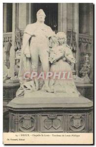 Old Postcard Dreux Chapelle Saint Louis Tomb of Louis Philippe