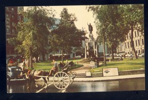 Quebec, Canada Postcard, Faith Monument, Monument De La Foi