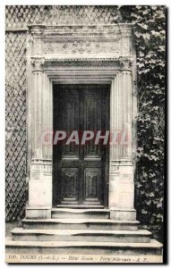 Postcard Old Tours Hotel Gouin Inner Door