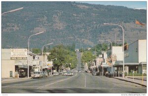 Main Street View, Drug Store/Pharmacy, Cafeteria, Jack Fuhr Ltd., VERNON, Bri...