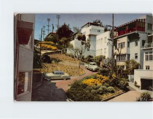 Postcard Lombard Street San Francisco California USA