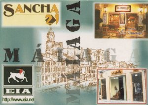 Pub Sancha 21 Malaga El Trasiago Bar Spanish Postcard