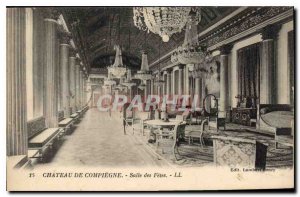 Postcard Old Chateau de Compiegne Salle des Fetes