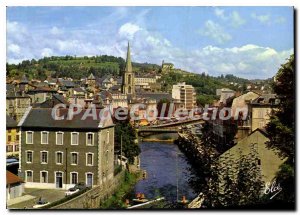 Postcard View On The Modern Tulle Correze Le Pont Au Fond I'Eglise