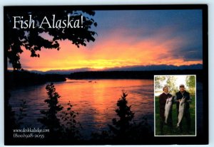 TRAPPER JOHN, Alaska AK ~ Fishing Resort DESHKA SILVER KING LODGE 4x6 Postcard