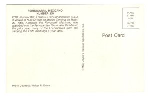 Railway Train, N de M Valle de Mexico Terminal