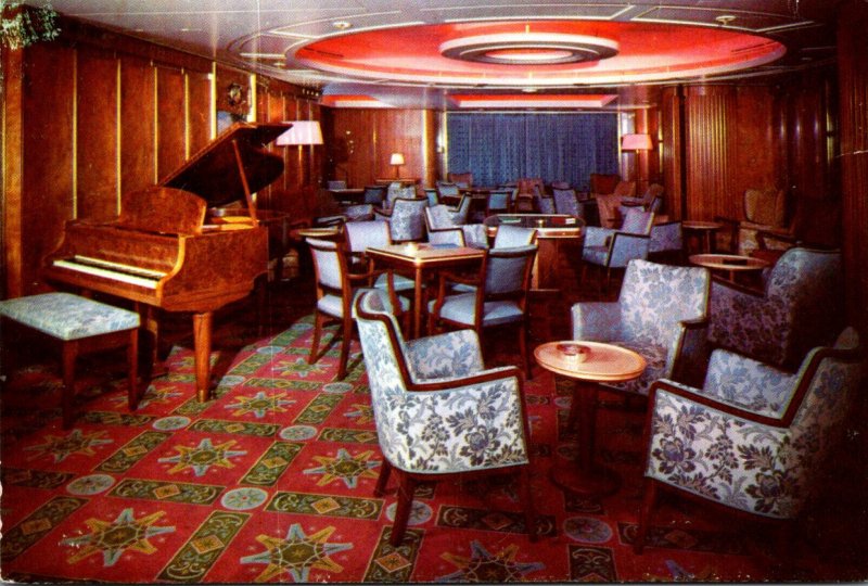 Ships Canadian Pacific Liner Empress Of England Drawing Room