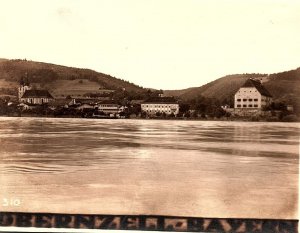 c1910 GERMANY BAYERN DONAU OBERNZELL RPPC PHOTO POSTCARD P1612