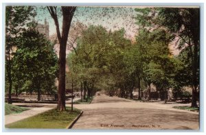 c1960 East Avenue Rochester Road Street New York NY Vintage Antique Postcard