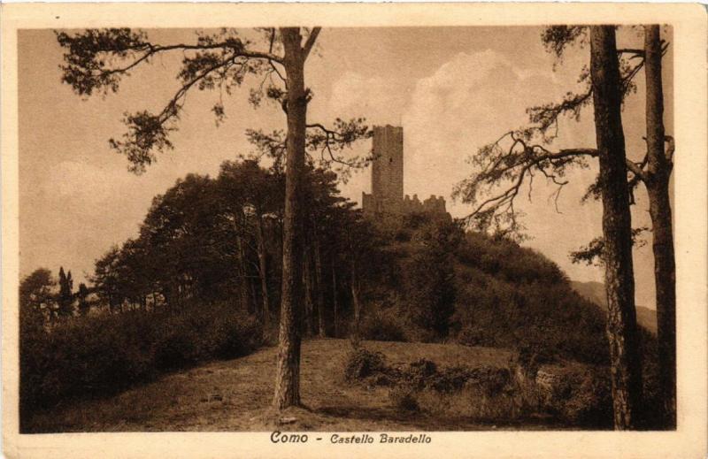 CPA Como Castello Baradello. ITALY (396413)