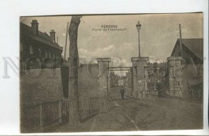 439804 FRANCE PERONNE Flamicourt gate Vintage postcard