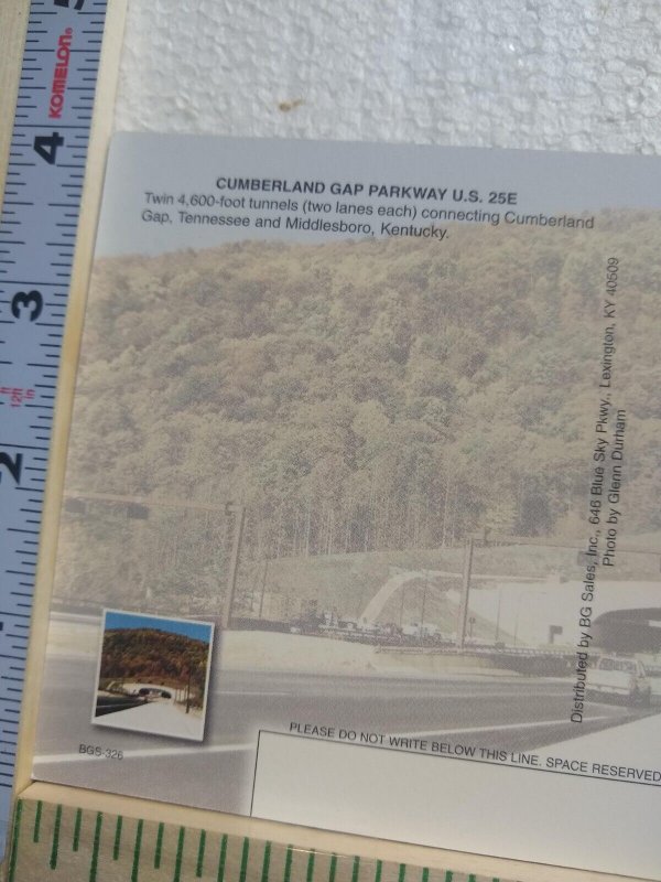 Postcard South Tunnel Entrance, Cumberland Gap Parkway, Kentucky