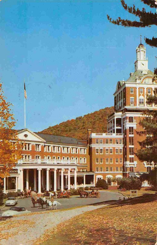 Homestead Hotel Hot Springs Virginia 1953 postcard