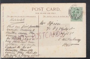 Genealogy Postcard - Spicer / Philpot - 42 High Street, Canterbury, Kent  RF5445