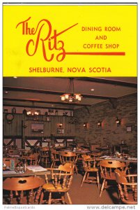 Interior View, The Ritz, Dining Room & Coffee Shop, Shelburne, Nova Scotia, C...