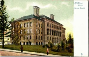 Tucks 5544 Lowell MA Normal School Undivided Back Vintage Postcard A39