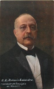 Antonio Salandra president of the Council of Ministers Italy World War 1914-1918 
