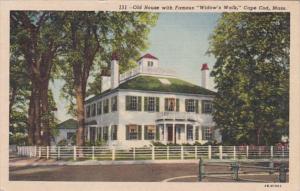 Massachusetts Cape Cod Old House With Famous Widow's Walk Curteich