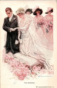 Romance - The Wedding - Artist Signed - Harrison Fisher - c1908