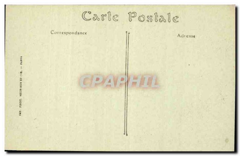 Old Postcard Saint Germain en Laye Chateau North Facade