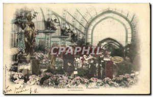 Old Postcard Paris Palais horticulture spring exhibition