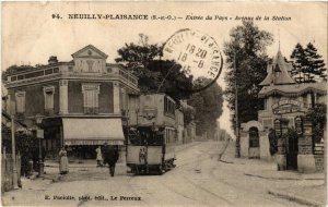 CPA NEUILLY-PLAISANCE Entrée du Pays. Avenue de la Station. (509608)