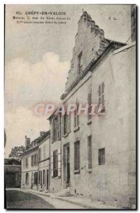 Old Postcard Crepy in Valois House Lion Street