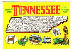 Greetings from Tennessee, Pictorial Map