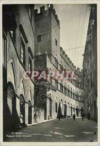 Postcard Modern Siena Palazzo Chigi-Saracini